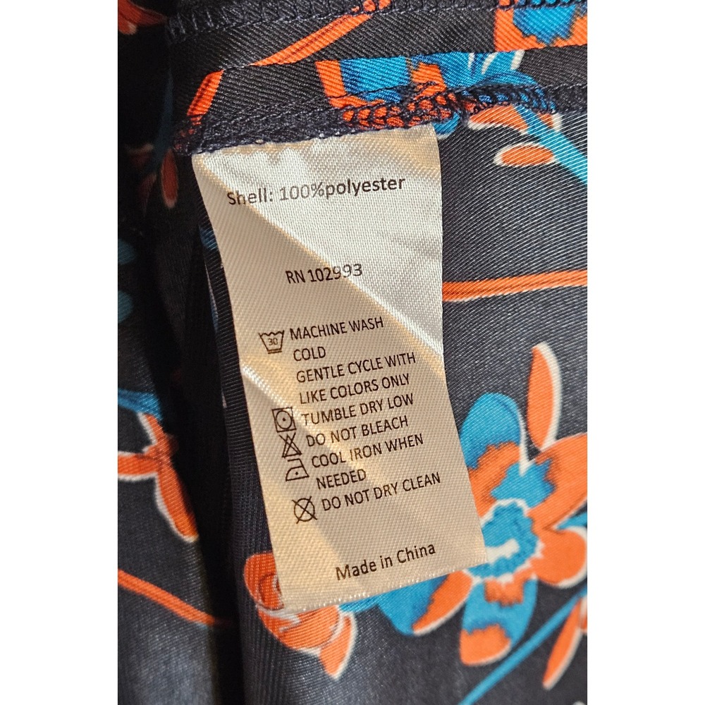 Thakoon Collective x RTR Black Daisy Dress Floral Sleeveless Tie Neck Size 8 - Picture 6 of 6